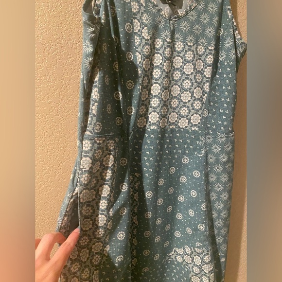 Toad&Co Blue Embellished Sleeveless Sundress - Picture 5 of 5